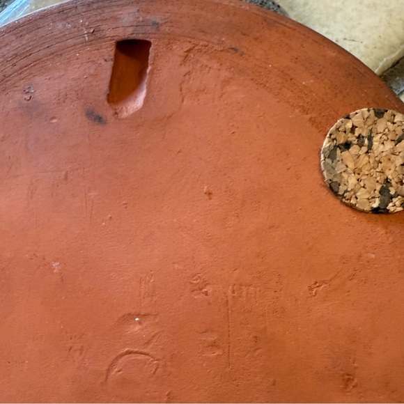 Arcil Lousa Portugal Ceramic Artisan Mission Pueblo Pottery, Hanging/Trivet Art - Picture 9 of 9